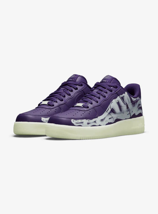 NIKE AIR FORCE 1 LOW PURPLE SKELETON HALLOWEEN (2021)