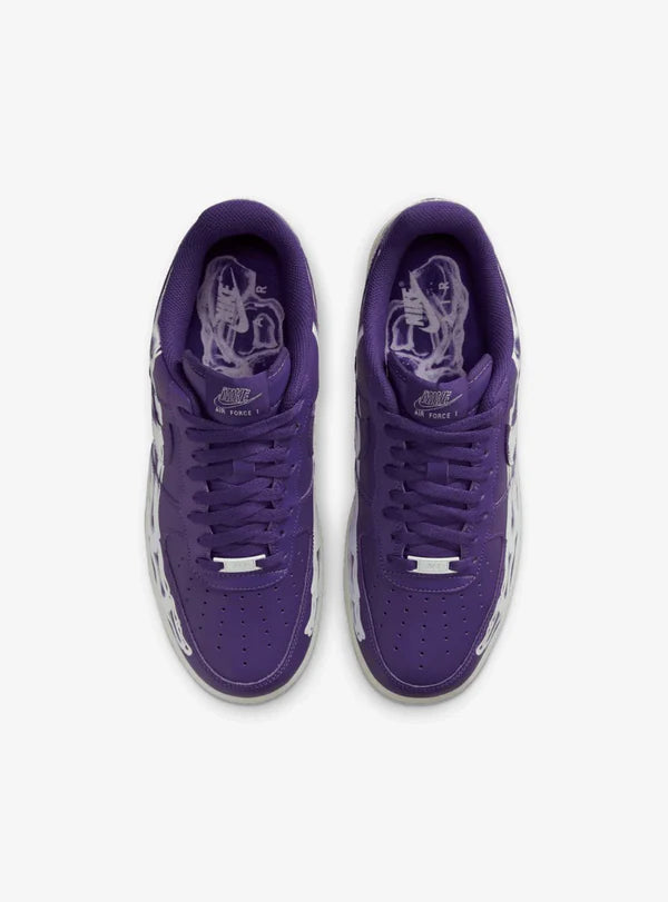 NIKE AIR FORCE 1 LOW PURPLE SKELETON HALLOWEEN (2021)