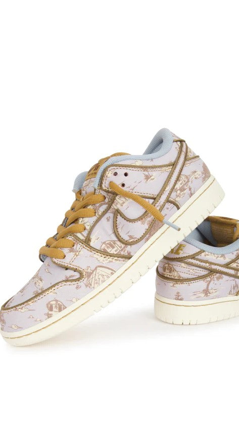 NIKE SB DUNK LOW PRO PREMIUM PASTORAL PTINT GREY/COCONUT MILK-KHAKI