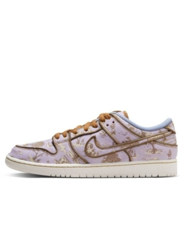 NIKE SB DUNK LOW PRO PREMIUM PASTORAL PTINT GREY/COCONUT MILK-KHAKI