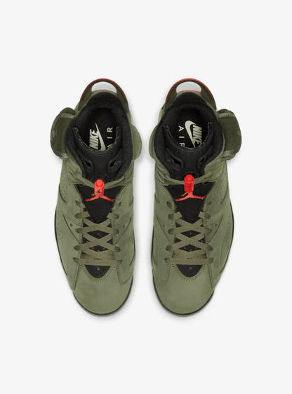 AIR JORDAN 6 RETRO TRAVIS SCOTT OLIVE