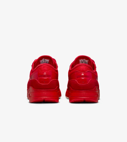 AIR MAX 1 X JACQUEMUS UNIVERSITY RED AND METALLIC SILVER (W)