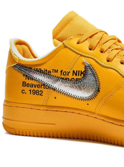 NIKE AIR FORCE 1 LOW OFF-WHITE ICA UNIVERSITY GOLD