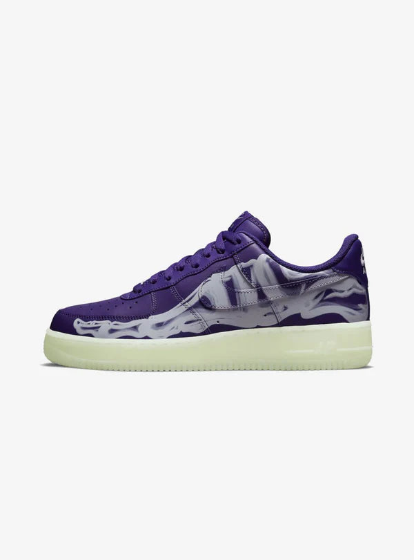 NIKE AIR FORCE 1 LOW PURPLE SKELETON HALLOWEEN (2021)