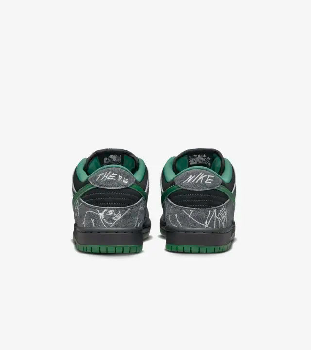 NIKE SB DUNK LOW PRO X THERE ANTHRACITE AND GORGE GREEN