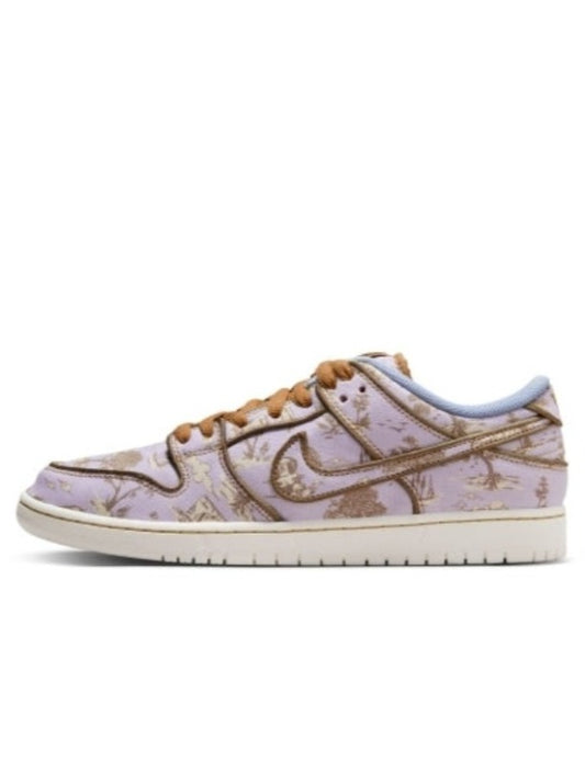 NIKE SB DUNK LOW PRO PREMIUM PASTORAL PTINT  GREY/COCONUT MILK-KHAKI